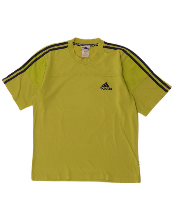 Adidas Camiseta gráfica para hombre Top UK 38/40 Medium Green