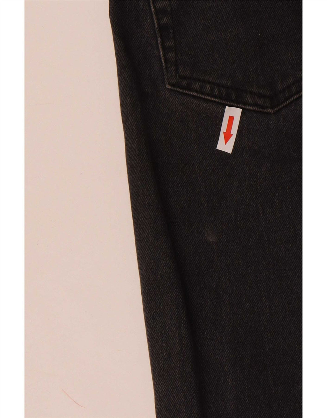 Topshop Vaqueros recortados desgastados para mujer W25 L24 Poliéster gris