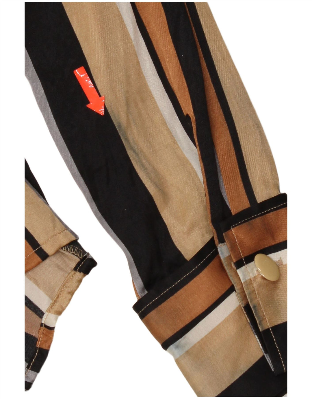 Naracamicie Blusa para mujer UK 40 Mediana Viscosa a rayas multicolor