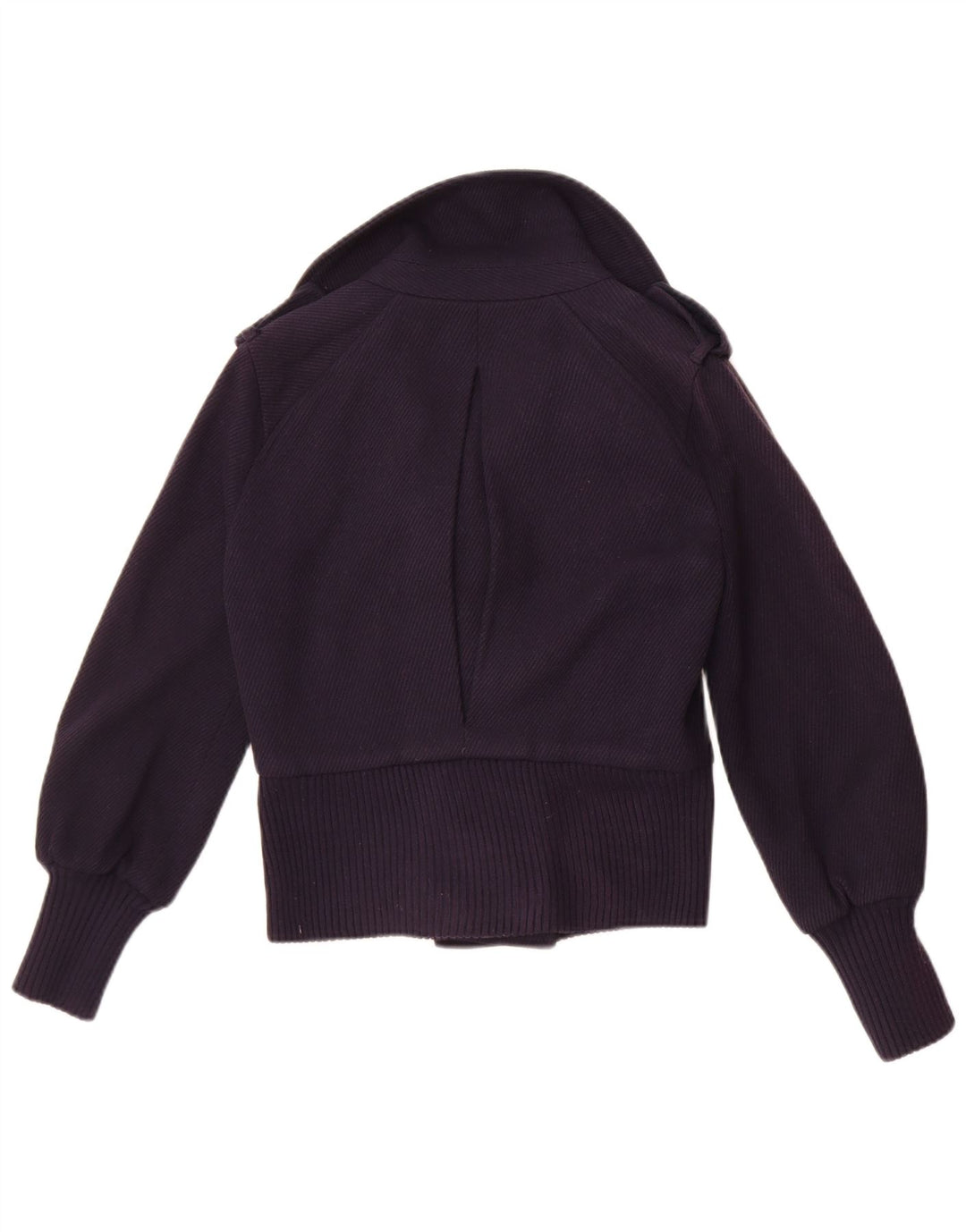 Armani Exchange Chaqueta bomber corta con doble botonadura para mujer UK 6 XS Azul marino