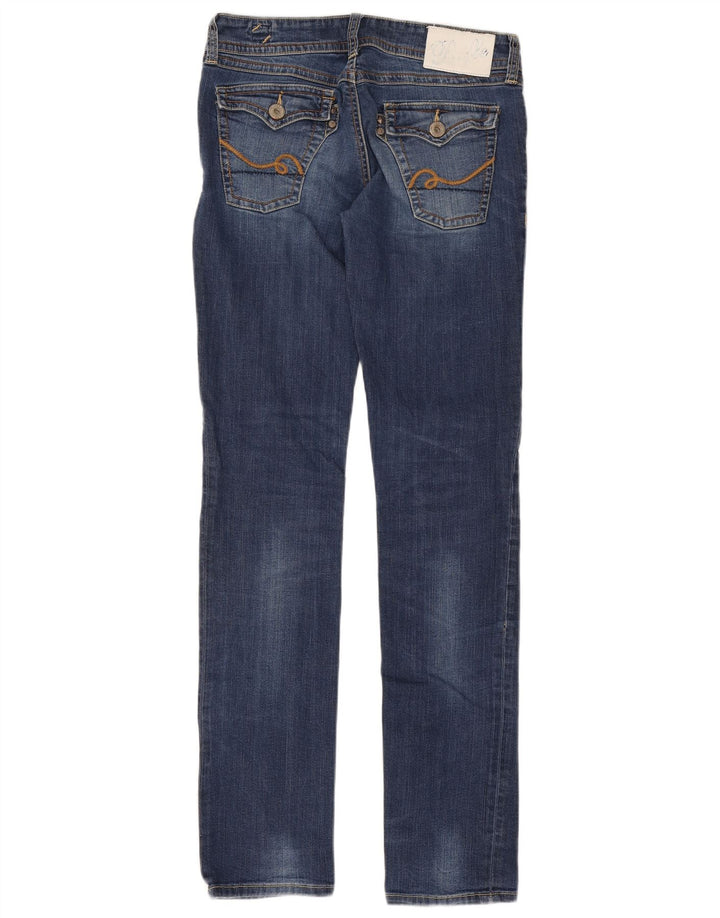 Vaqueros ajustados para mujer Rifle W29 L33 Algodón azul