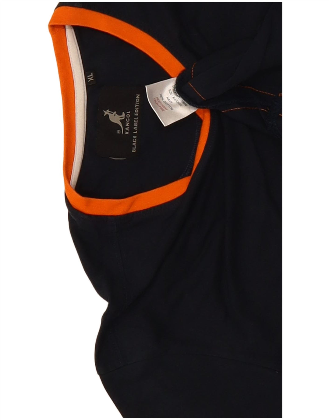 Camiseta Kangol Hombre Top XL Azul Marino Algodón