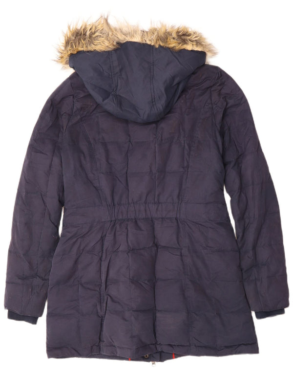 Parka con capucha para mujer Fat Face UK 40 Medium Azul marino Poliéster Invierno