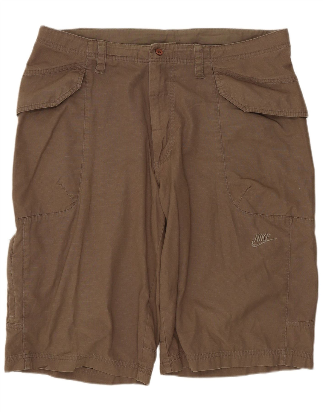 NIKE Shorts Cargo Hombre W38 XL Algodón Marrón