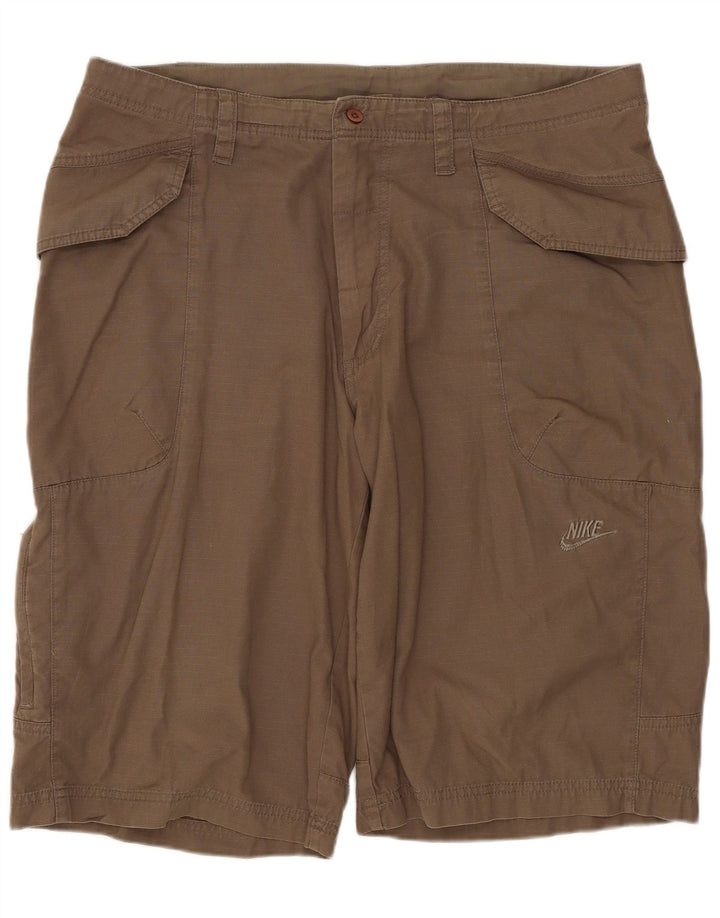 NIKE Shorts Cargo Hombre W38 XL Algodón Marrón