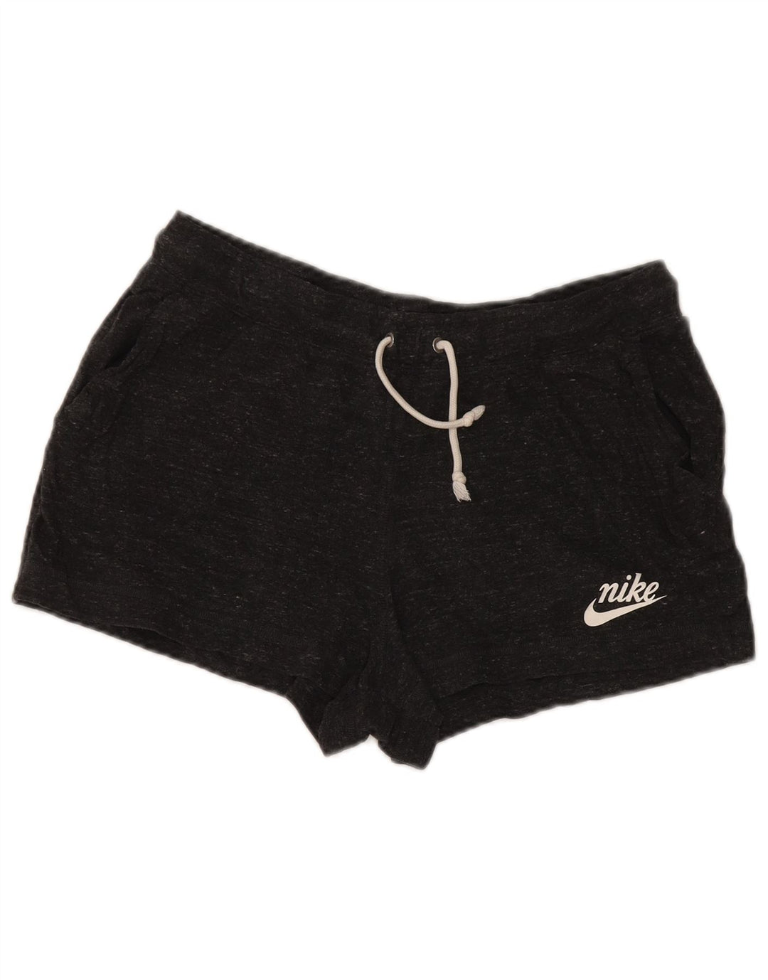Pantalones cortos deportivos NIKE para mujer UK 46 Algodón gris grande