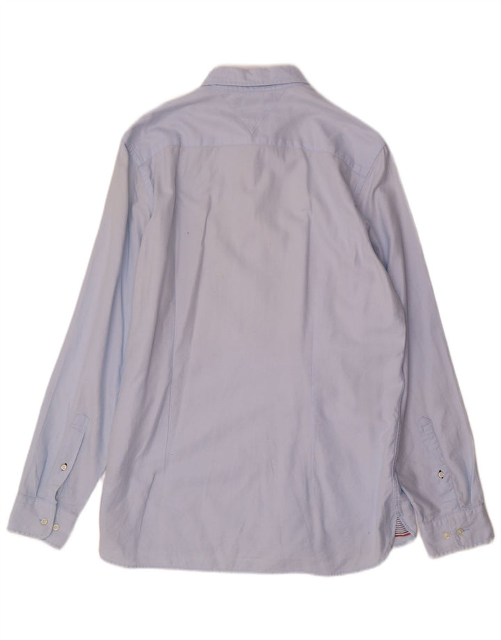 TOMMY HILFIGER Camisa ajustada para hombre XL Azul