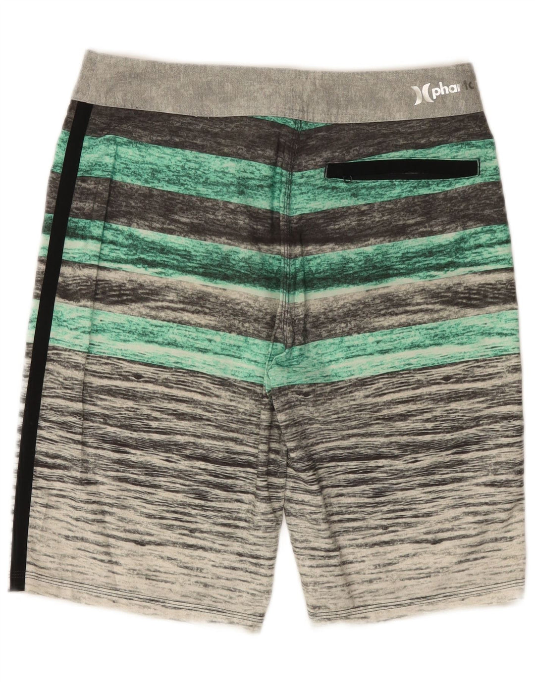 Hurley Bañador Hombre Small Gris Rayas Poliéster