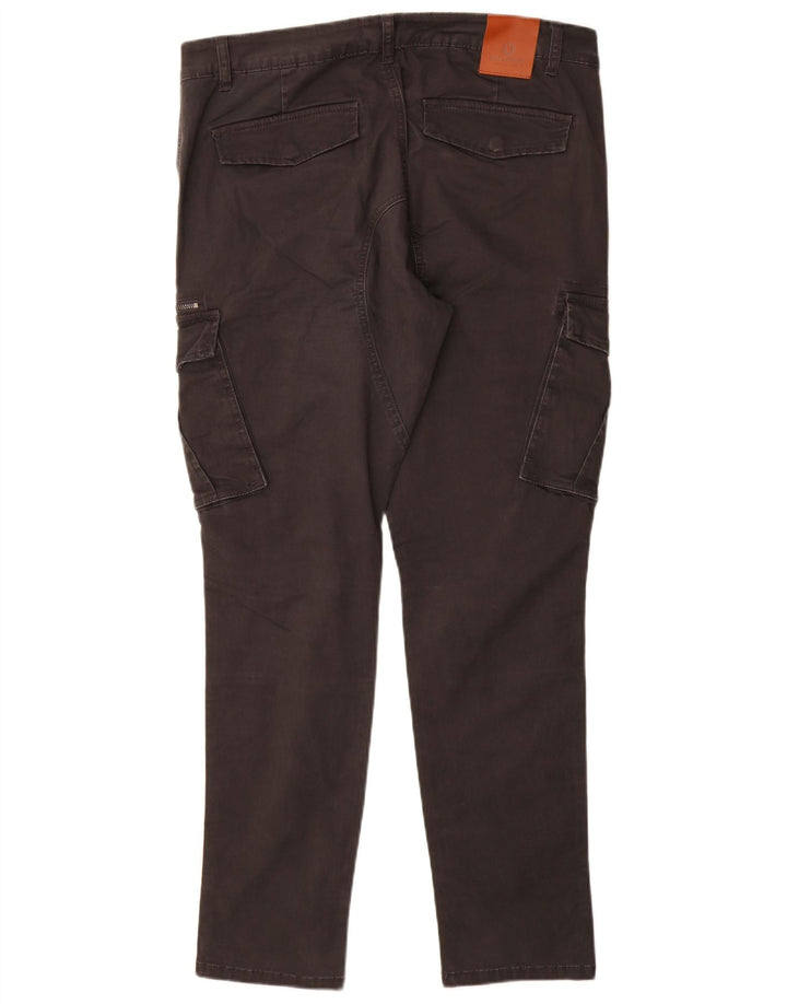 ON SPIRIT Pantalones cargo ajustados para hombre W34 L31 Gris