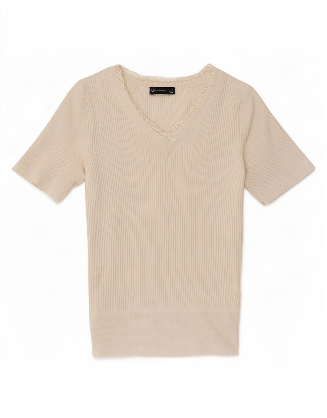 Marks & Spencer Camiseta para mujer Top UK 8 Small Off White Acrílico