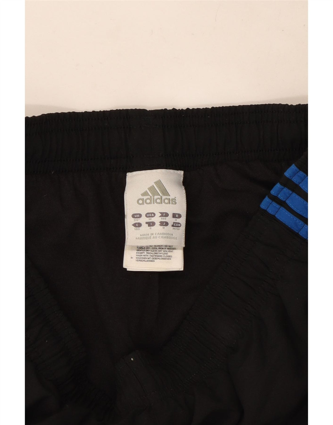 Adidas Hombre Pantalones De Chándal Joggers Medium Negro Poliéster