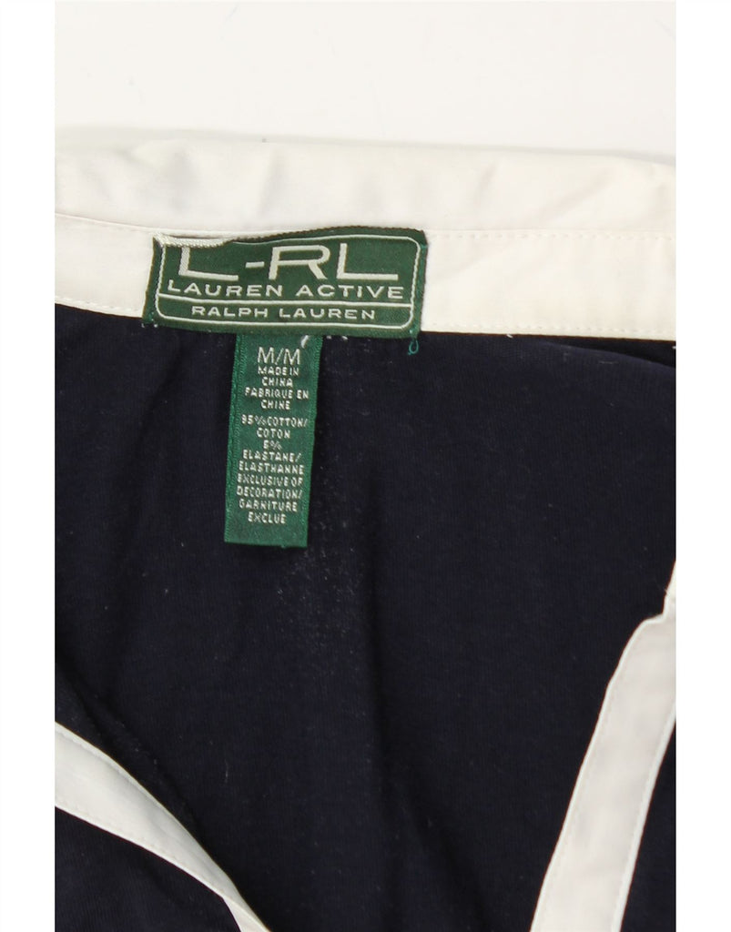 RALPH LAUREN Womens Polo Dress UK 12 Medium Navy Blue Cotton Vintage Ralph Lauren and Second-Hand Ralph Lauren from Messina Hembry 