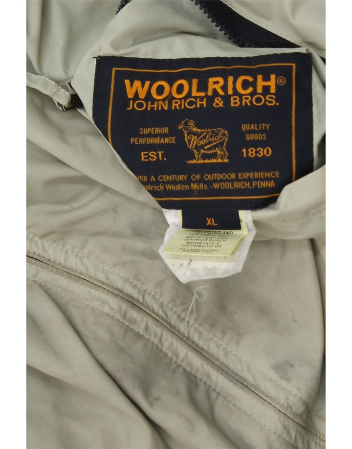 Woolrich Chaqueta reversible para hombre UK 42 XL Off White Nylon