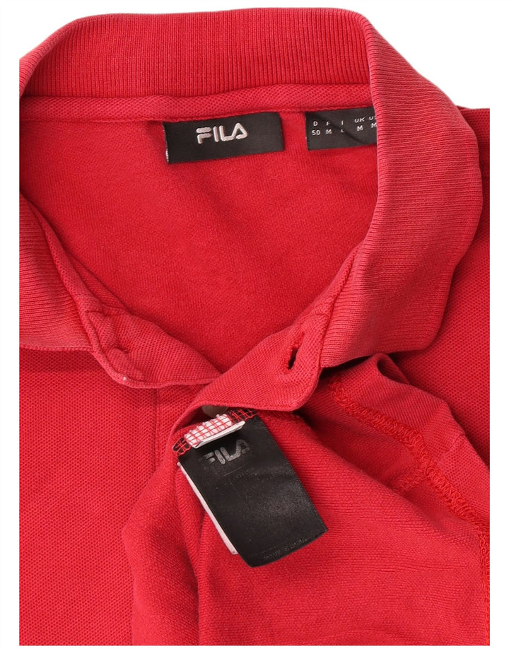 Polo Fila Hombre Algodón Rojo Medio