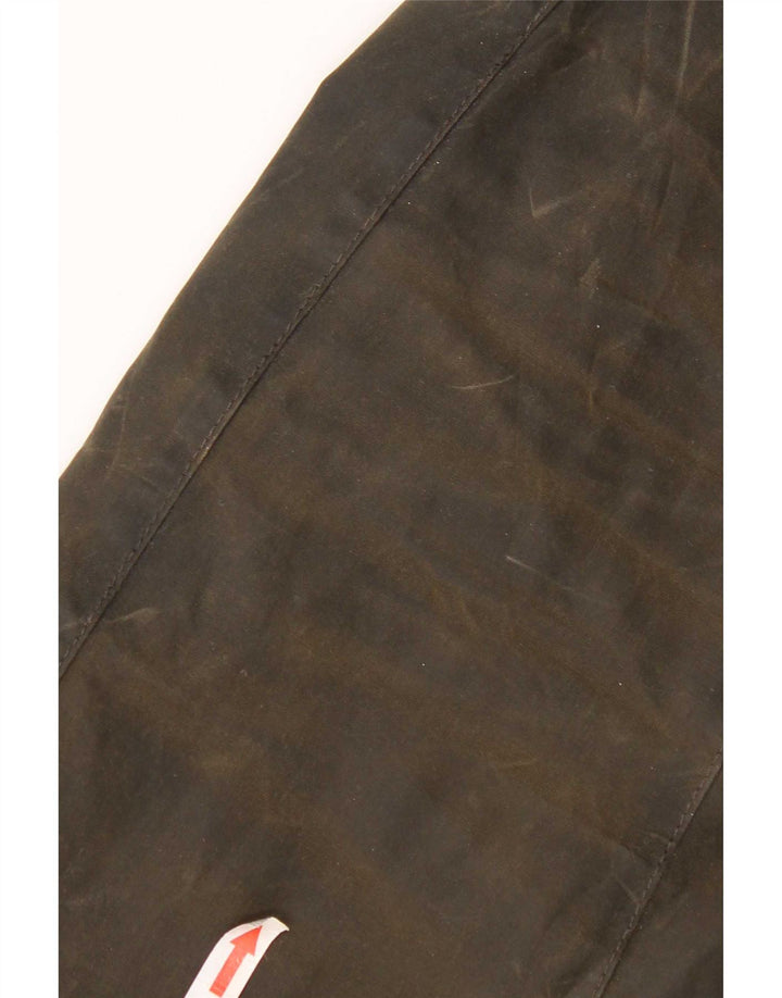 Barbour Chaqueta de algodón encerado para hombre UK 38 Algodón caqui mediano
