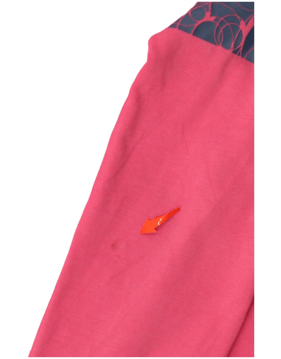 DIADORA Chaqueta superior de chándal con gráfico para mujer UK 40 Small Pink Colourblock