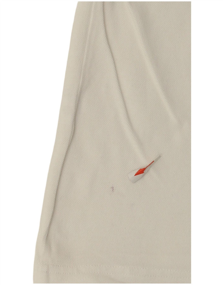 Polo Hugo Boss Hombre Slim Fit Blanco Pequeño