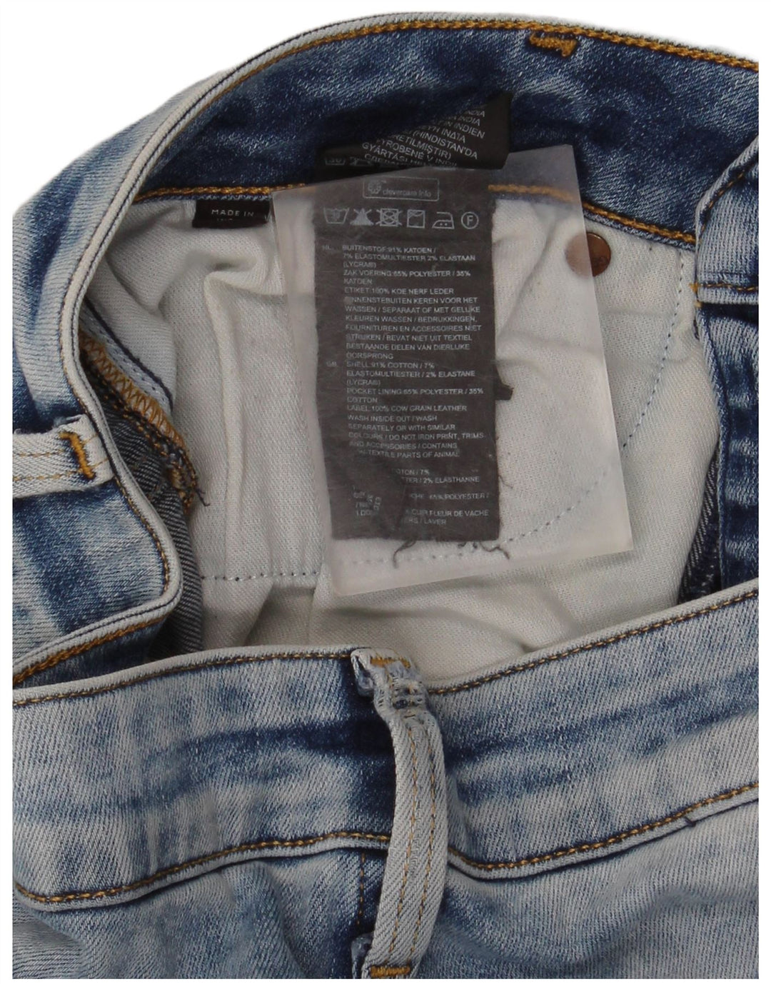 Vaqueros ajustados para hombre G-STAR W32 L30 Algodón azul