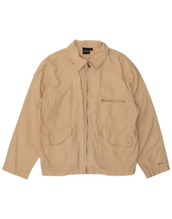 Ellesse Chaqueta utilitaria para hombre UK 42 XL Algodón beige