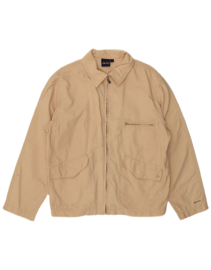 Ellesse Chaqueta utilitaria para hombre UK 42 XL Algodón beige
