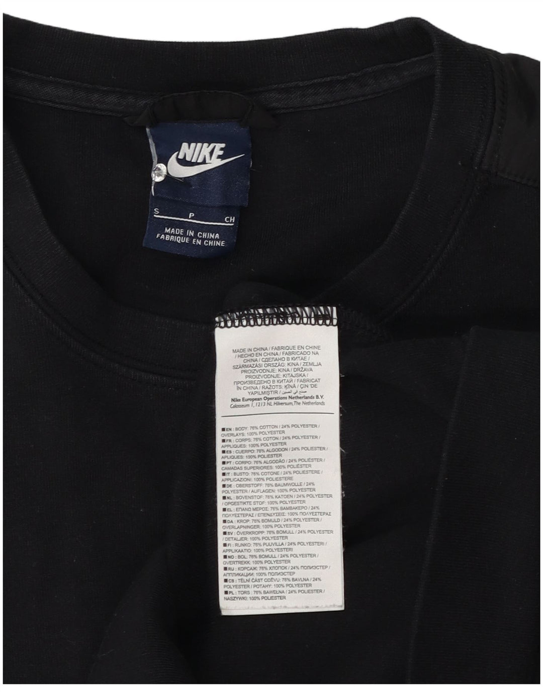 Nike - Sudadera para mujer (talla 40), color negro