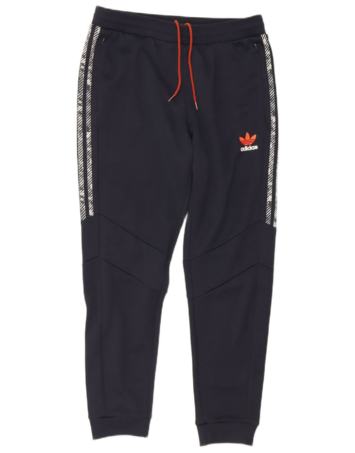 Adidas Hombre Graphic Chándal Pantalones Joggers Grande Azul Marino Poliéster