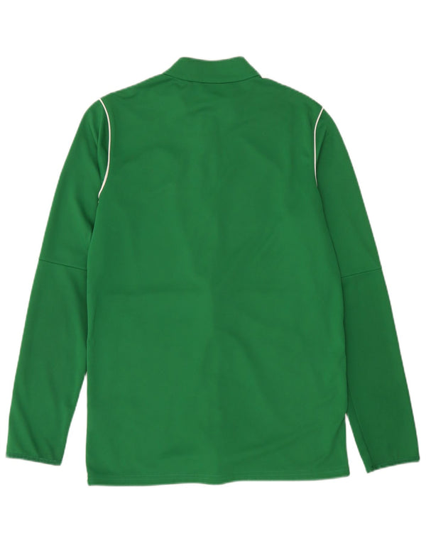 Nike Hombre Dri Fit Chándal Top Chaqueta Poliéster Verde Medio