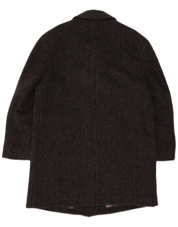 Esquire Mens Overcoat IT 48 Medium Grey Virgin Wool