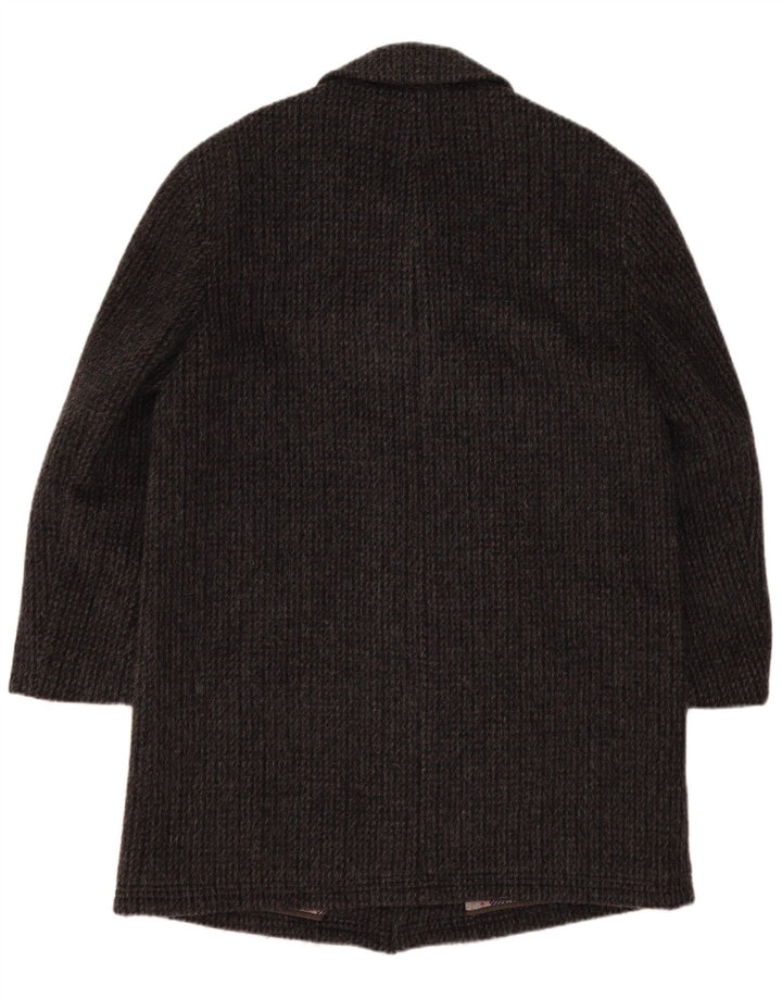 Esquire Abrigo para hombre IT 48 Lana virgen gris medio