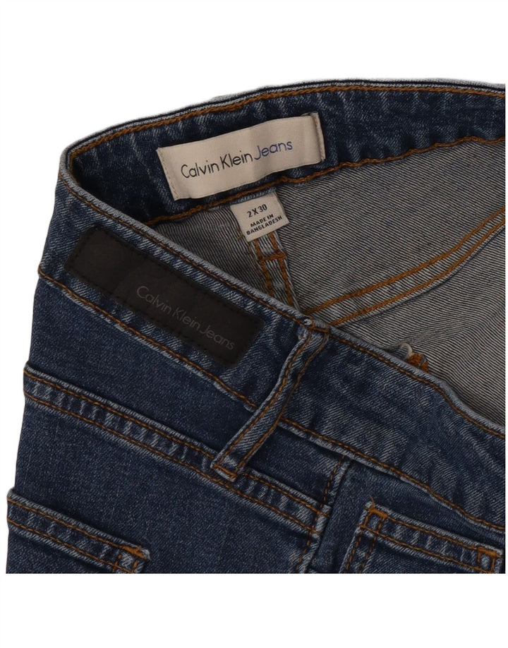 Vaqueros Rectos Calvin Klein Mujer W30 L30 Azul