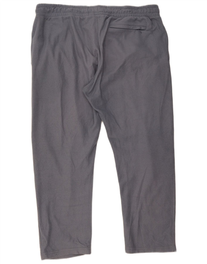 MARKS & SPENCER Pantalón de chándal de forro polar para hombre 2XL Poliéster azul