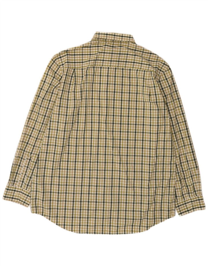 Camisa Timberland Hombre XL Algodón Vichy Verde
