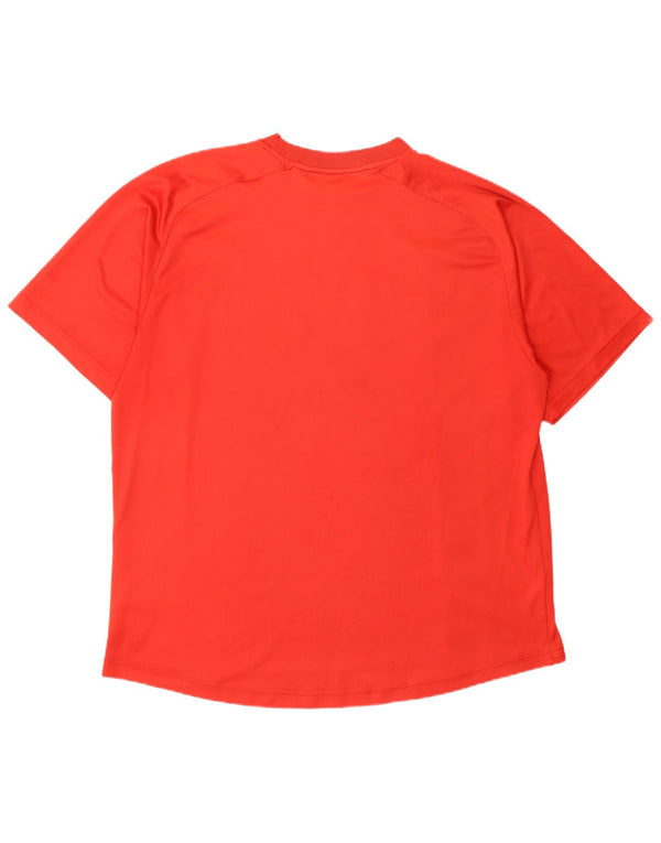 NIKE Camiseta gráfica para hombre UK 45/47 XL Rojo Colorblock Poliéster