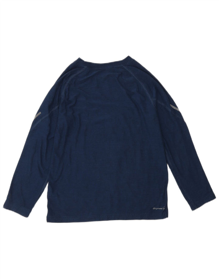 Russell Athletic Boys Dri-Power Top Manga Larga 7-8 Años Medio Azul Marino