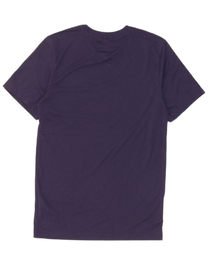 Camiseta NIKE Dri Fit Graphic para hombre Top XS Poliéster azul marino