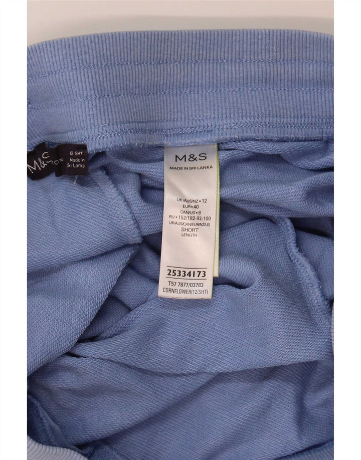 Marks & Spencer Pantalones de chándal para Mujer Joggers UK 42 Algodón Azul Medio