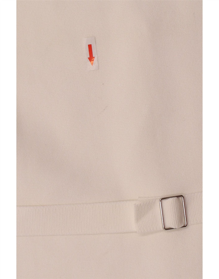 Chaleco Zara Mujer ES 40 XL Viscosa Blanco
