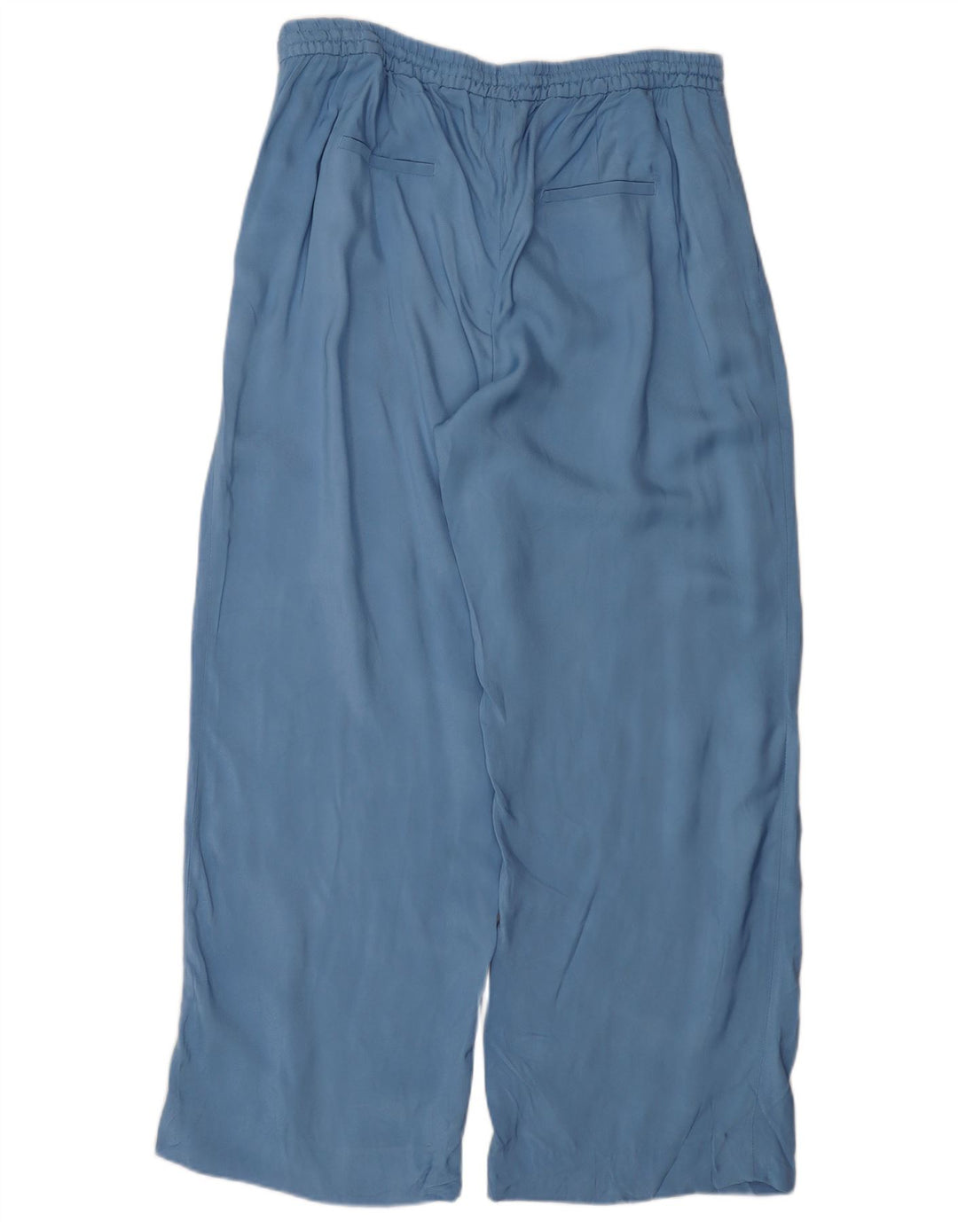 Zara Mujer Conjunto De 2 Piezas UK 20 2XL W40 L31 Viscosa Azul