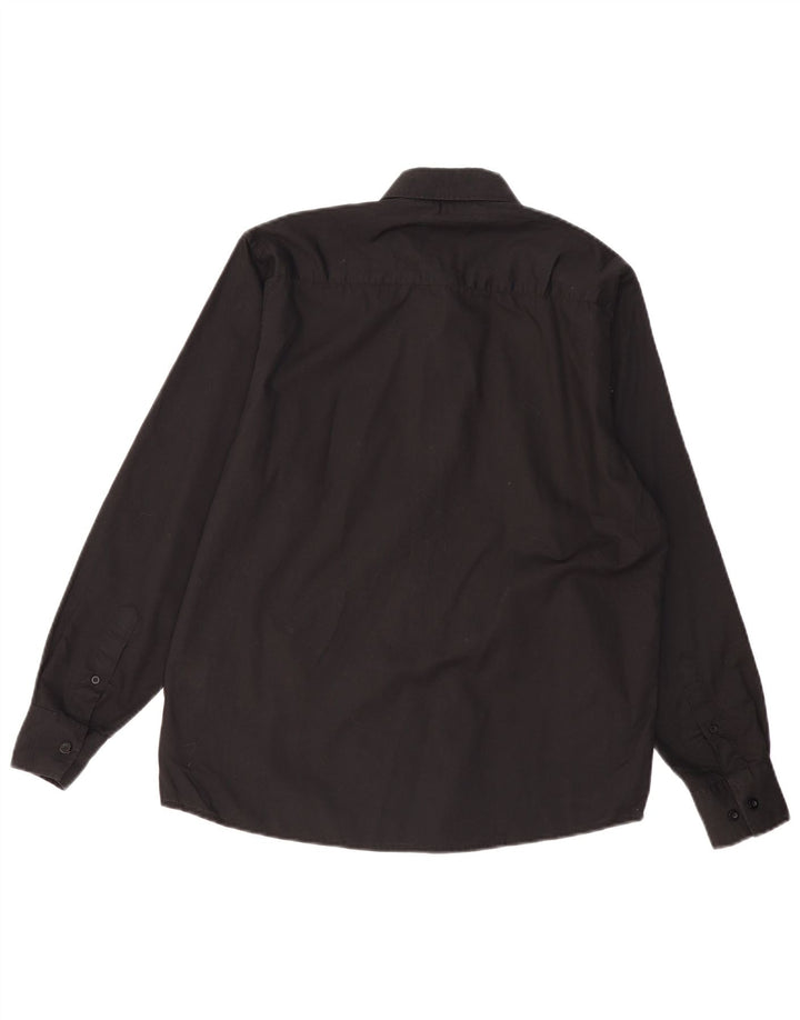 Camisa Pierre Cardin Hombre Mediana Poliéster Negro