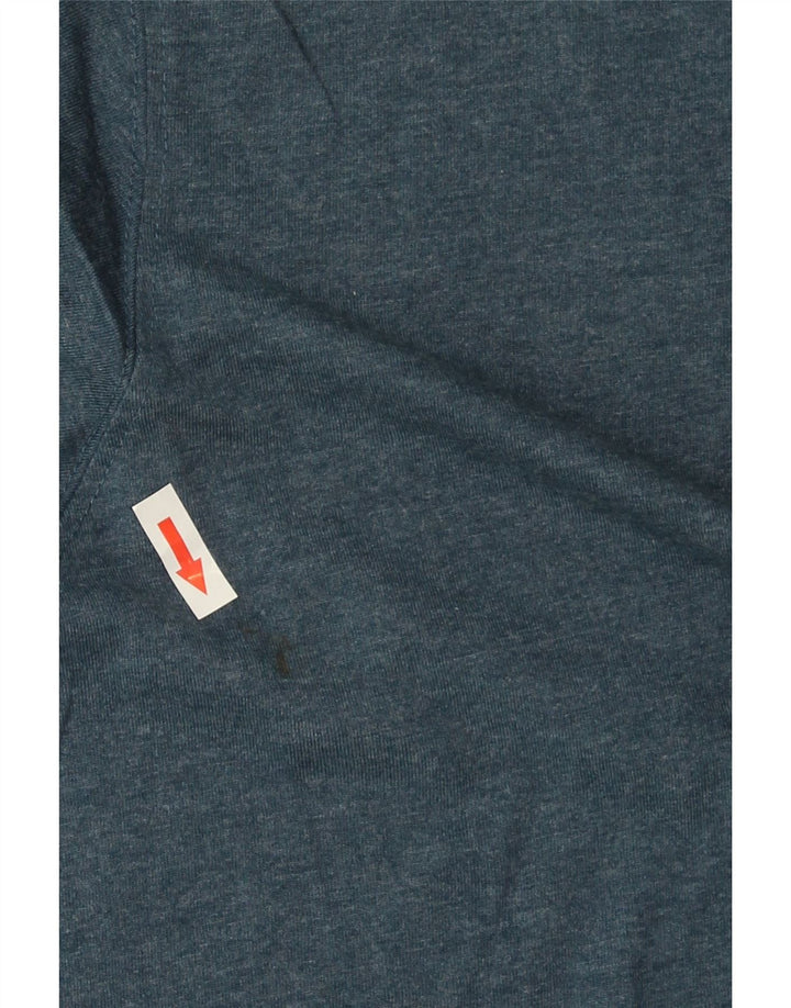 EDDIE BAUER Camiseta Hombre Top XL Algodón Azul