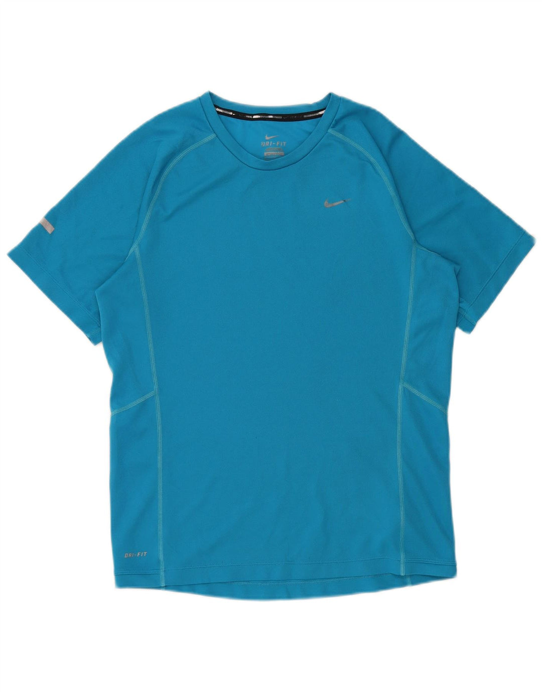 Nike - Camiseta Dri Fit para hombre, talla pequeña, poliéster azul