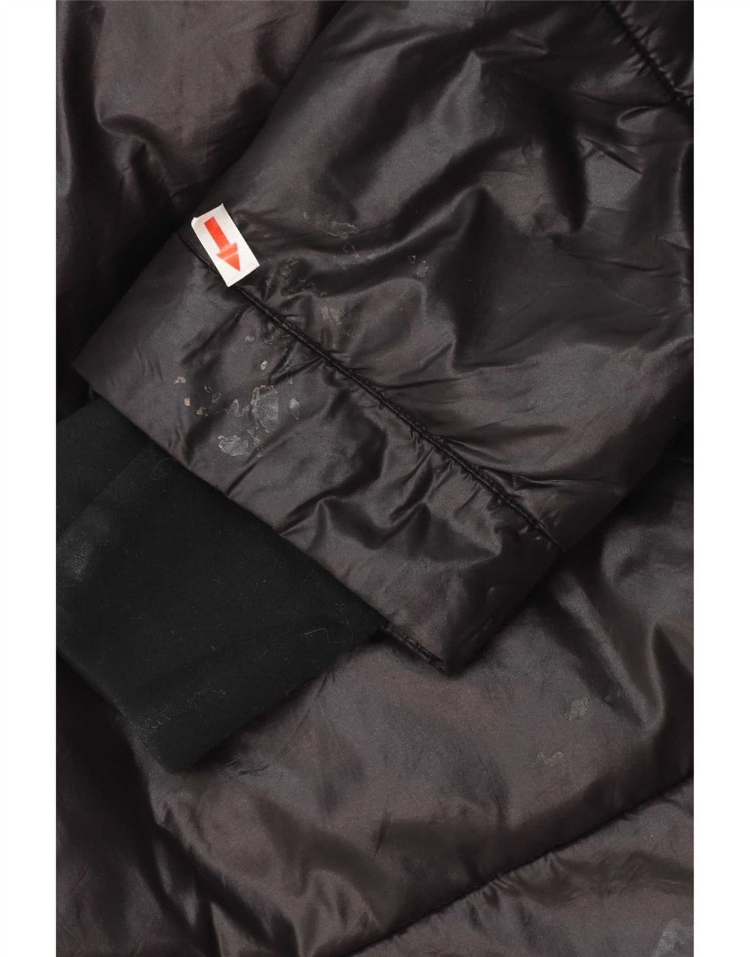 Michael Kors Chaqueta acolchada con capucha para hombre UK 38 Mediana Negro Poliéster