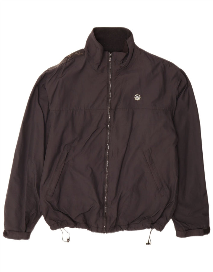 North Sails Chaqueta cortavientos para hombre UK 36 Small Poliamida negra