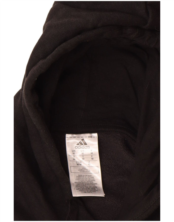 Adidas Hombre Sudadera Con Capucha Jumper Medium Negro Algodón