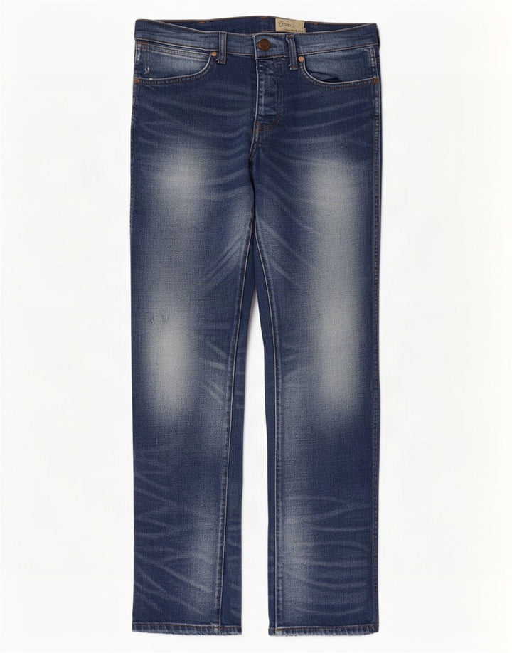 Wrangler Vaqueros rectos Spencer para hombre W32 L32 Algodón azul