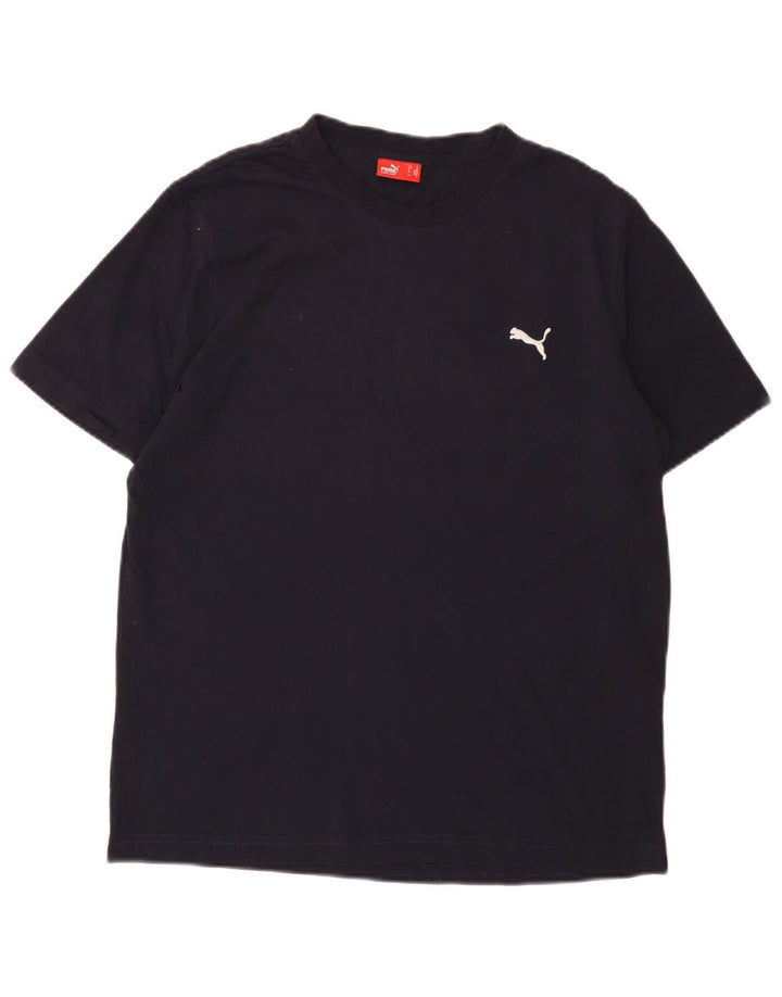 Camiseta Puma Hombre Top Medium Azul Marino Algodón