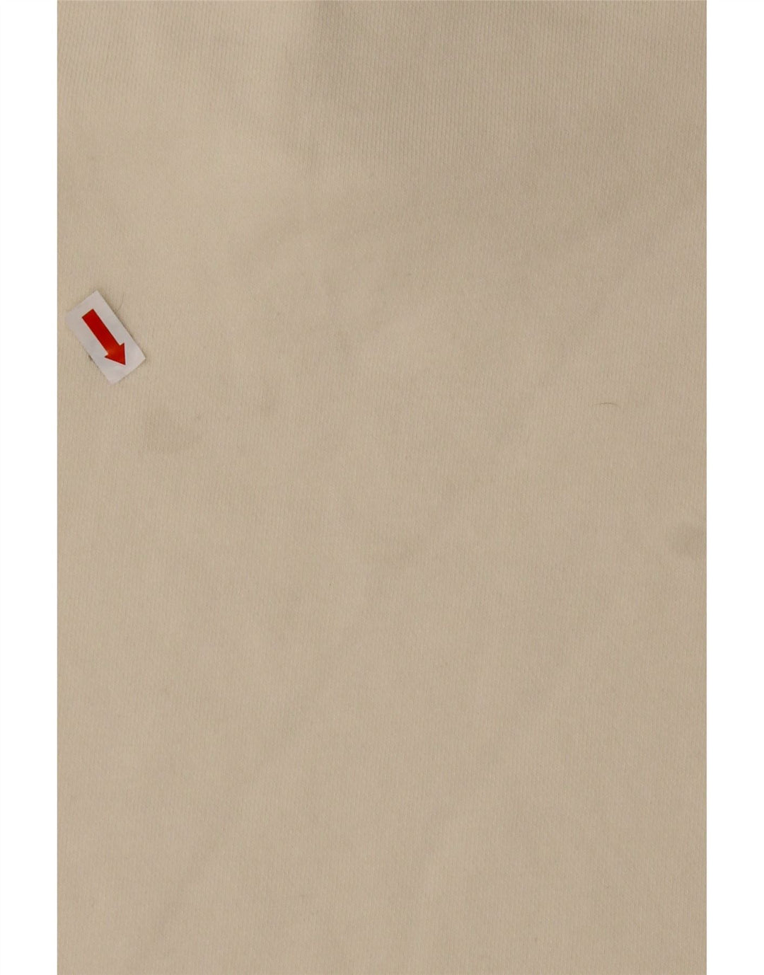 REEBOK Sudadera Suelta con Cuello Y Cremallera para Hombre Jersey Mediano De Algodón Blanco Roto