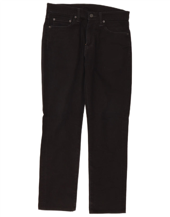 Levi's Hombre 511 Slim Jeans W32 L30 Algodón Negro