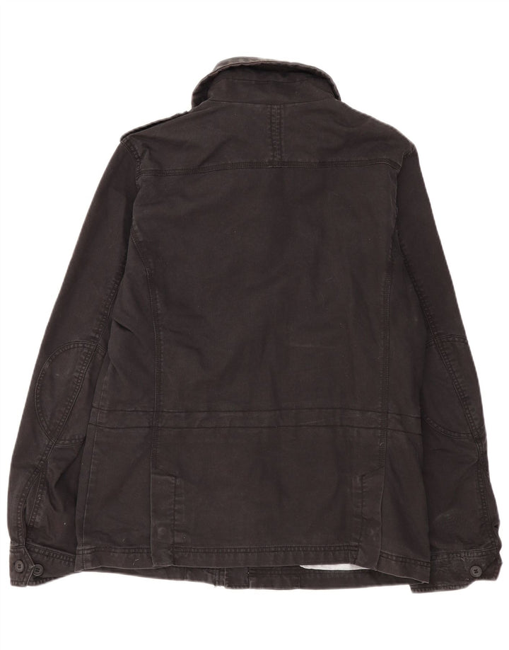Diesel Chaqueta militar para hombre UK 40 Large Algodón negro