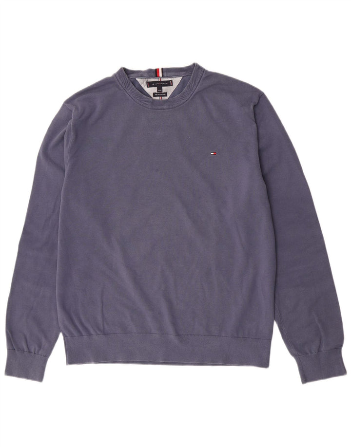 Tommy Hilfiger Sudadera para hombre Jumper 3XL Algodón azul